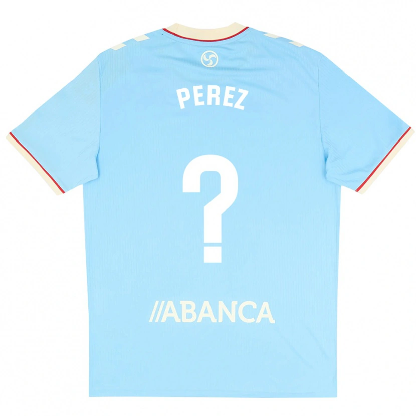 DanxenメンズIván Pérez#0スカイブルー 白 赤ホームシャツ2026/27ジャージーユニフォーム