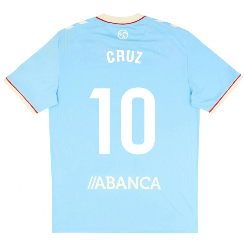 DanxenメンズTati Cruz#10スカイブルー 白 赤ホームシャツ2026/27ジャージーユニフォーム