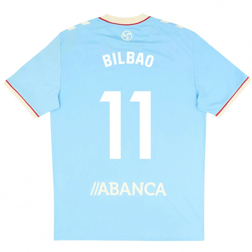 DanxenメンズLuis Bilbao#11スカイブルー 白 赤ホームシャツ2026/27ジャージーユニフォーム