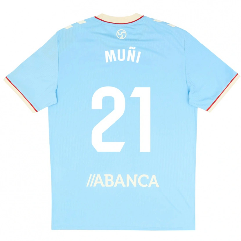 DanxenメンズSara Álvarez Muñi#21スカイブルー 白 赤ホームシャツ2026/27ジャージーユニフォーム