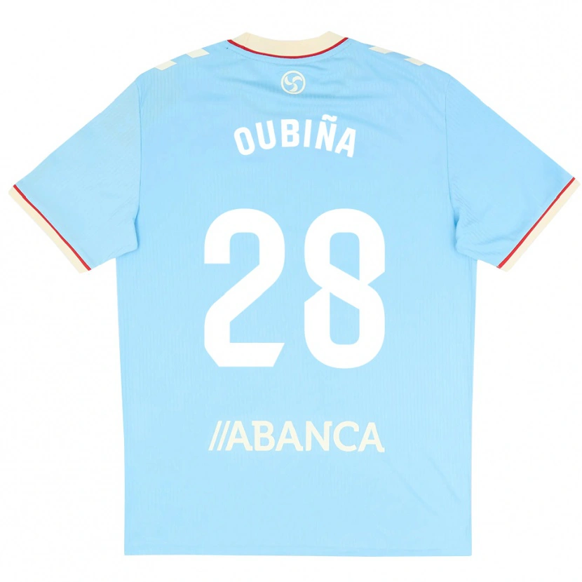 DanxenメンズJimena Oubiña#28スカイブルー 白 赤ホームシャツ2026/27ジャージーユニフォーム