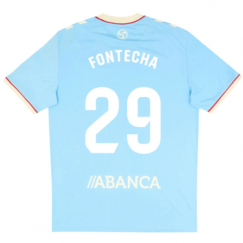 DanxenメンズCelia Fontecha#29スカイブルー 白 赤ホームシャツ2026/27ジャージーユニフォーム
