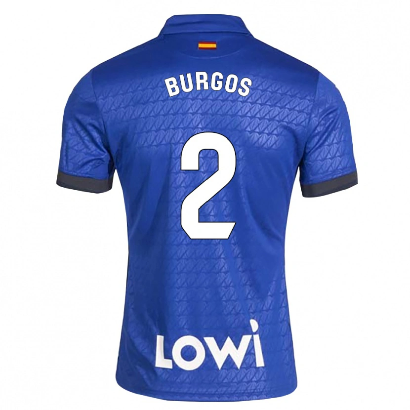 DanxenメンズCurro Burgos#2青白黒ホームシャツ2026/27ジャージーユニフォーム
