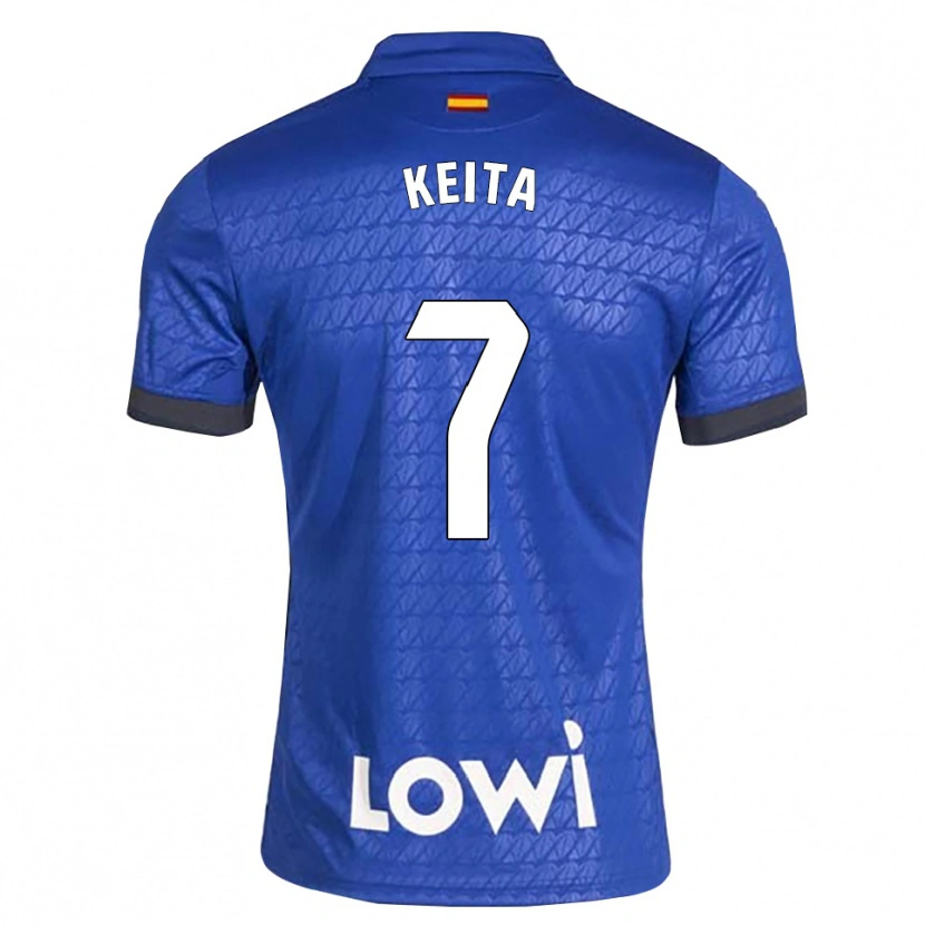 DanxenメンズAbdoulaye Keita#7青白黒ホームシャツ2026/27ジャージーユニフォーム