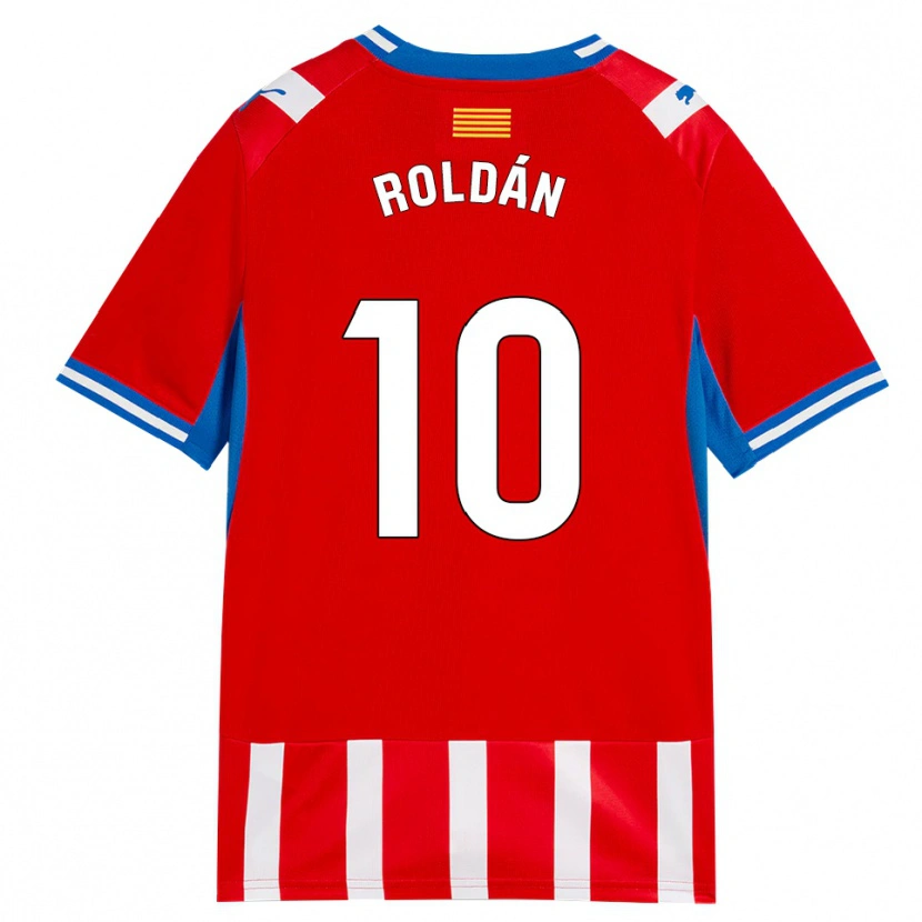 DanxenメンズMarcos Roldán#10赤白スカイブルーホームシャツ2026/27ジャージーユニフォーム