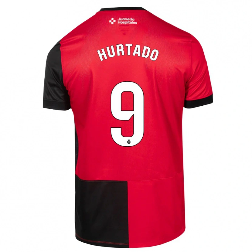 DanxenメンズWilber Hurtado#9黒赤白ホームシャツ2026/27ジャージーユニフォーム