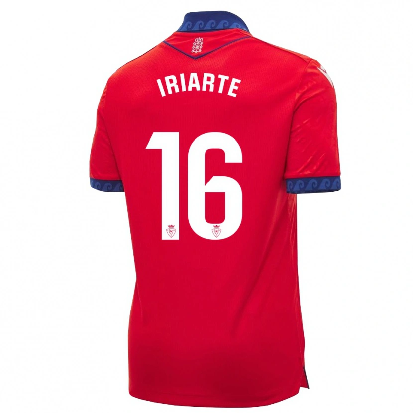 DanxenメンズHodei Iriarte#16赤 ネイビーブルー 白ホームシャツ2026/27ジャージーユニフォーム