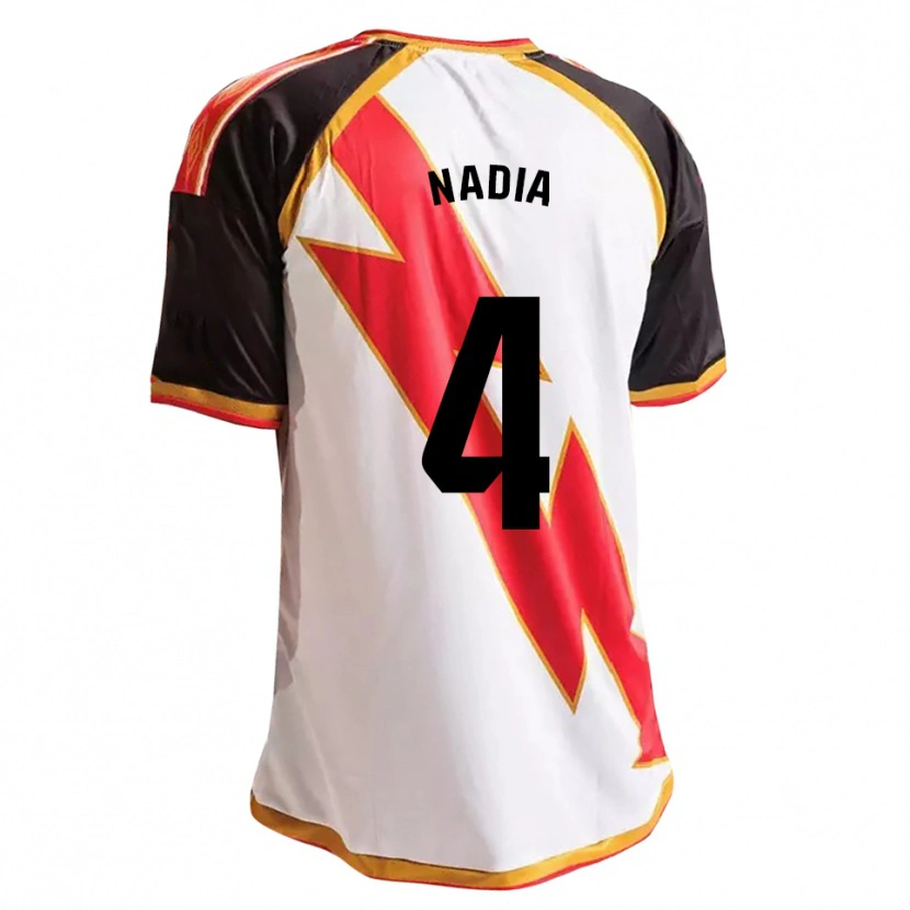 DanxenメンズNadia Dopico Díaz#4黒赤白金ホームシャツ2026/27ジャージーユニフォーム