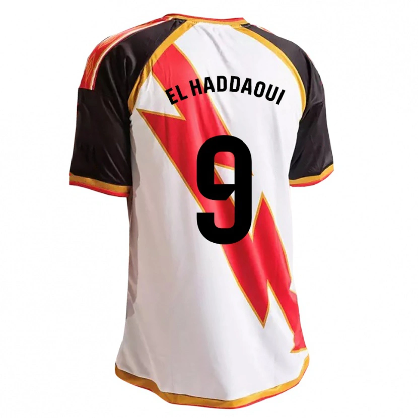 DanxenメンズHamza El Haddaoui#9黒赤白金ホームシャツ2026/27ジャージーユニフォーム