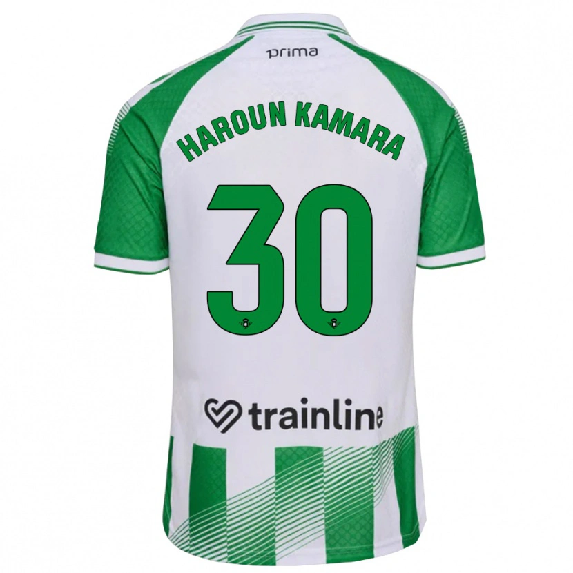 DanxenメンズMiguel Haroun Kamara#30ライトグリーン 黒 白ホームシャツ2026/27ジャージーユニフォーム