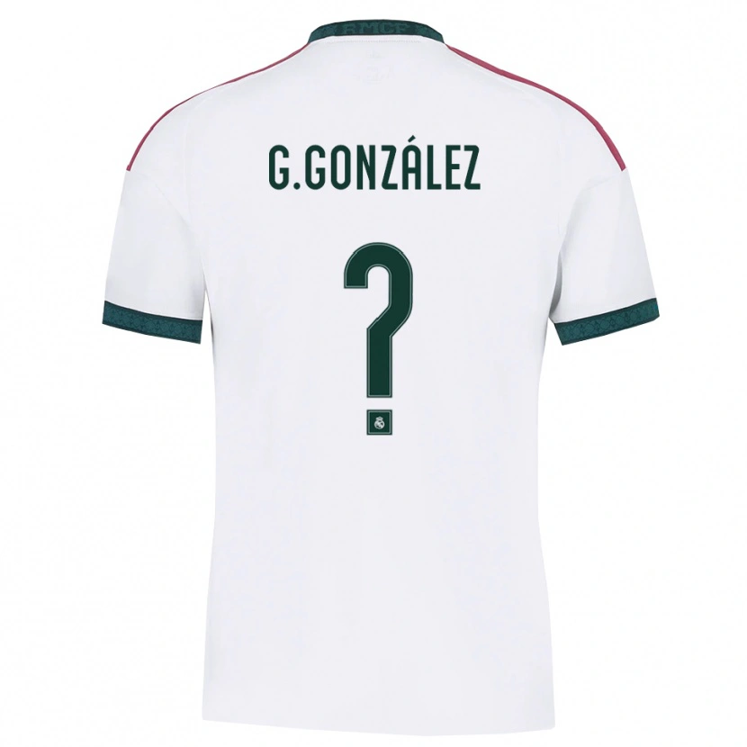 DanxenメンズGuille González#0ダークグリーン 白 赤ホームシャツ2026/27ジャージーユニフォーム