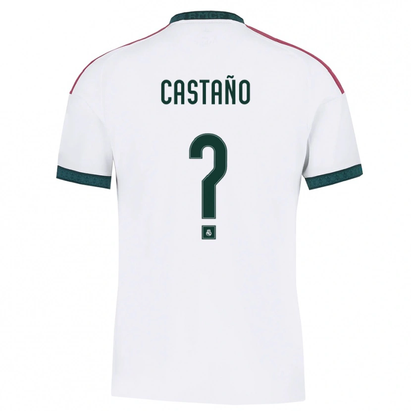 DanxenメンズAlejandro Castaño#0ダークグリーン 白 赤ホームシャツ2026/27ジャージーユニフォーム
