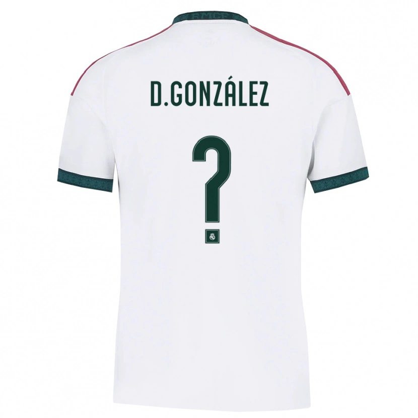 DanxenメンズDaniel González#0ダークグリーン 白 赤ホームシャツ2026/27ジャージーユニフォーム