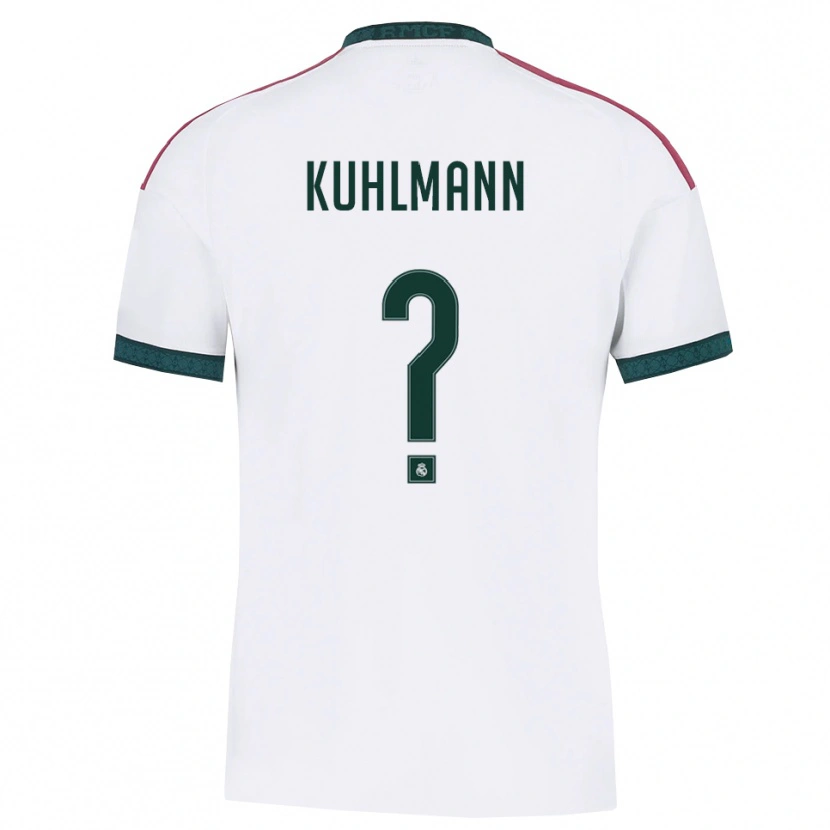DanxenメンズQuim Kuhlmann#0ダークグリーン 白 赤ホームシャツ2026/27ジャージーユニフォーム