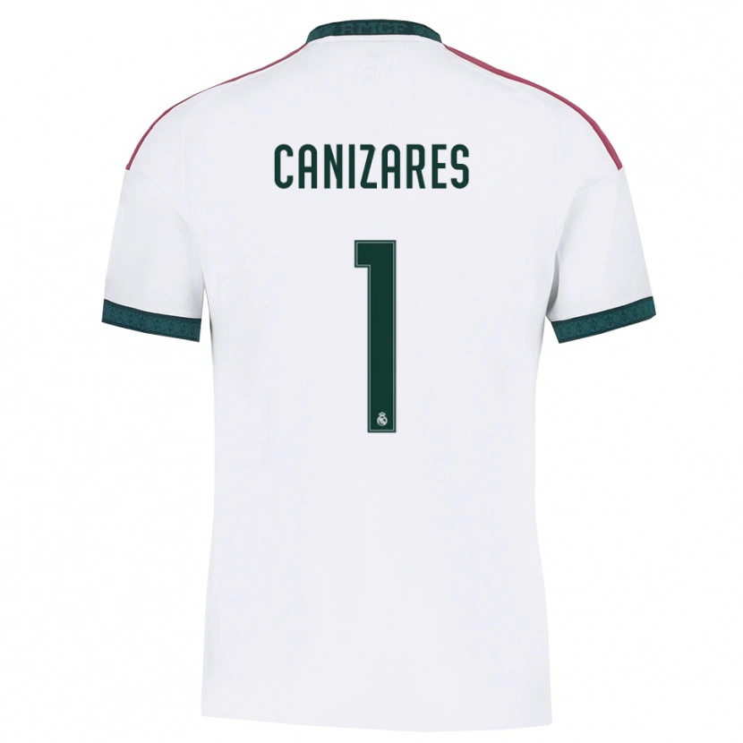Danxenメンズルーカス・カニサレス#1ダークグリーン 白 赤ホームシャツ2026/27ジャージーユニフォーム