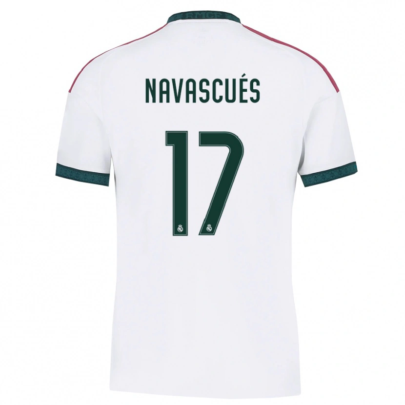 DanxenメンズLiberto Navascués#17ダークグリーン 白 赤ホームシャツ2026/27ジャージーユニフォーム