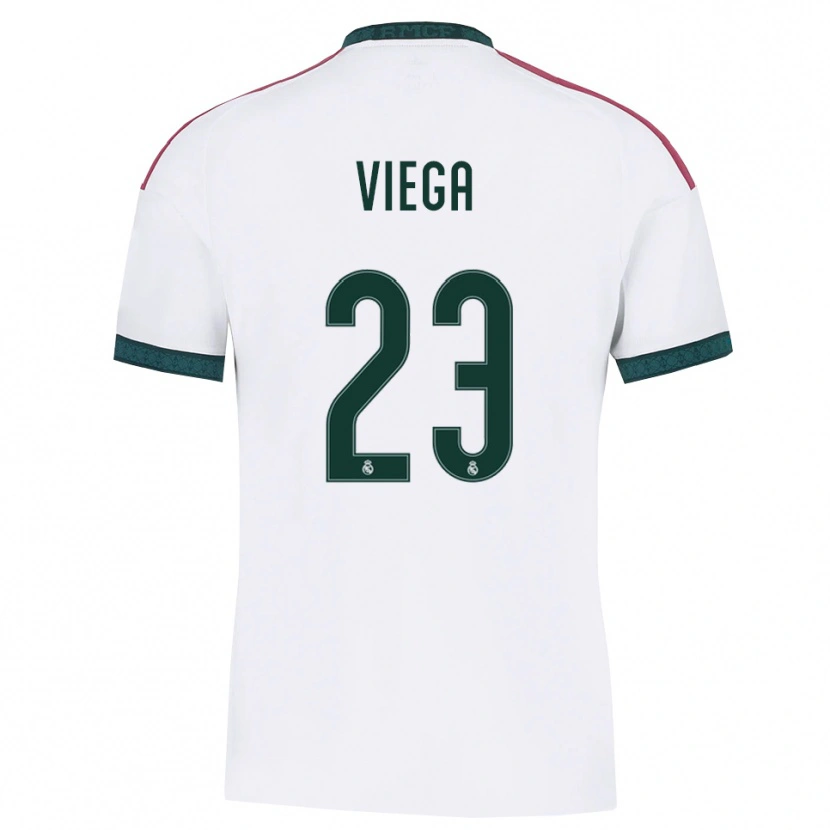DanxenメンズMarcos Viega#23ダークグリーン 白 赤ホームシャツ2026/27ジャージーユニフォーム