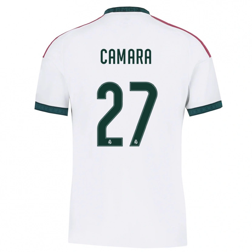 DanxenメンズKalifa Camara#27ダークグリーン 白 赤ホームシャツ2026/27ジャージーユニフォーム