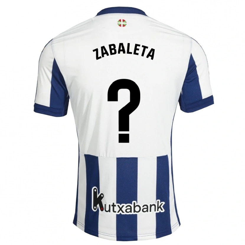 DanxenメンズUnax Zabaleta#0ネイビー 白 ゴールデンロッドホームシャツ2026/27ジャージーユニフォーム