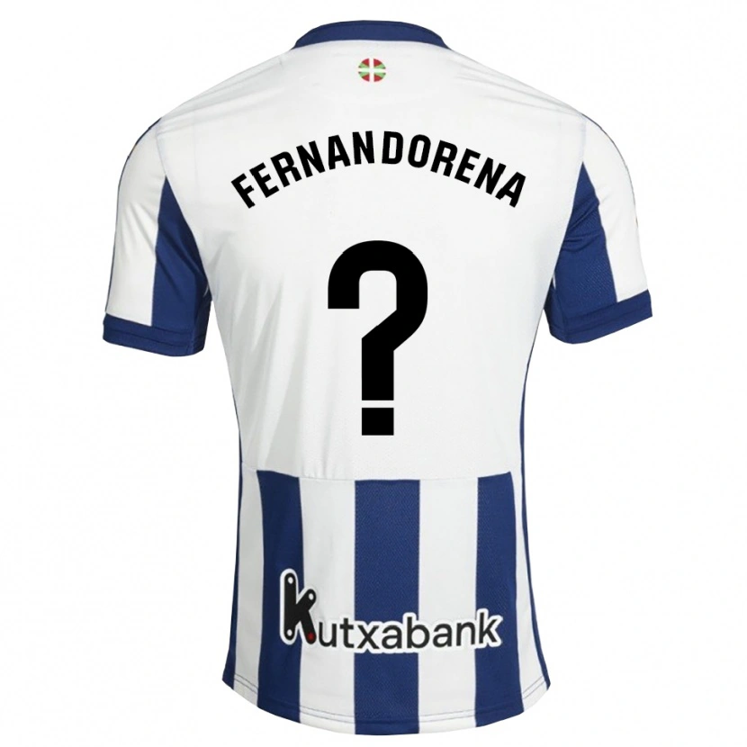 DanxenメンズAlex Fernandorena#0ネイビー 白 ゴールデンロッドホームシャツ2026/27ジャージーユニフォーム
