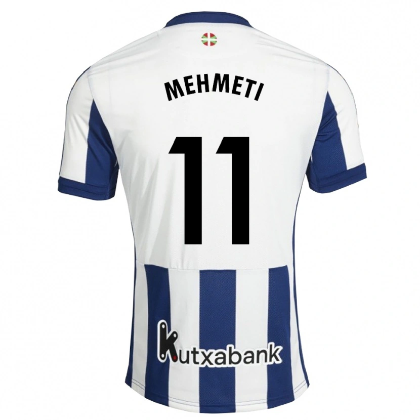 DanxenメンズDion Mehmeti#11ネイビー 白 ゴールデンロッドホームシャツ2026/27ジャージーユニフォーム