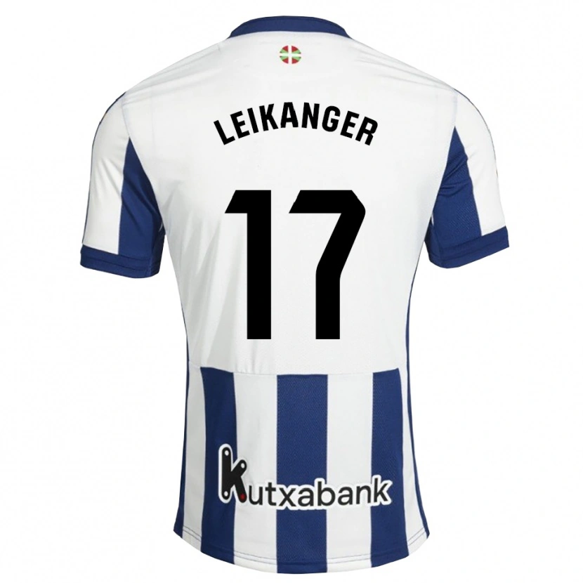 DanxenメンズThomas Leikanger#17ネイビー 白 ゴールデンロッドホームシャツ2026/27ジャージーユニフォーム