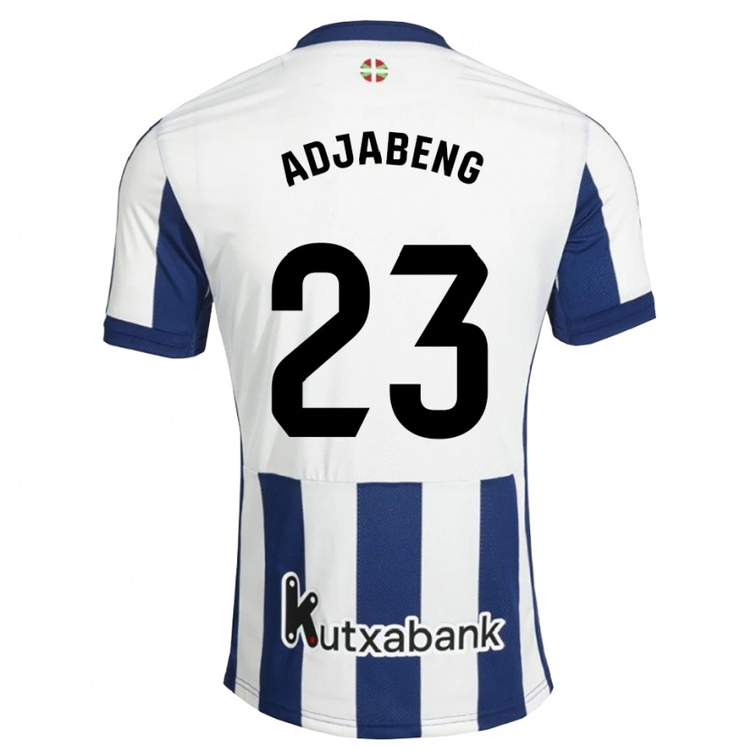 DanxenメンズAndrews Adjabeng#23ネイビー 白 ゴールデンロッドホームシャツ2026/27ジャージーユニフォーム