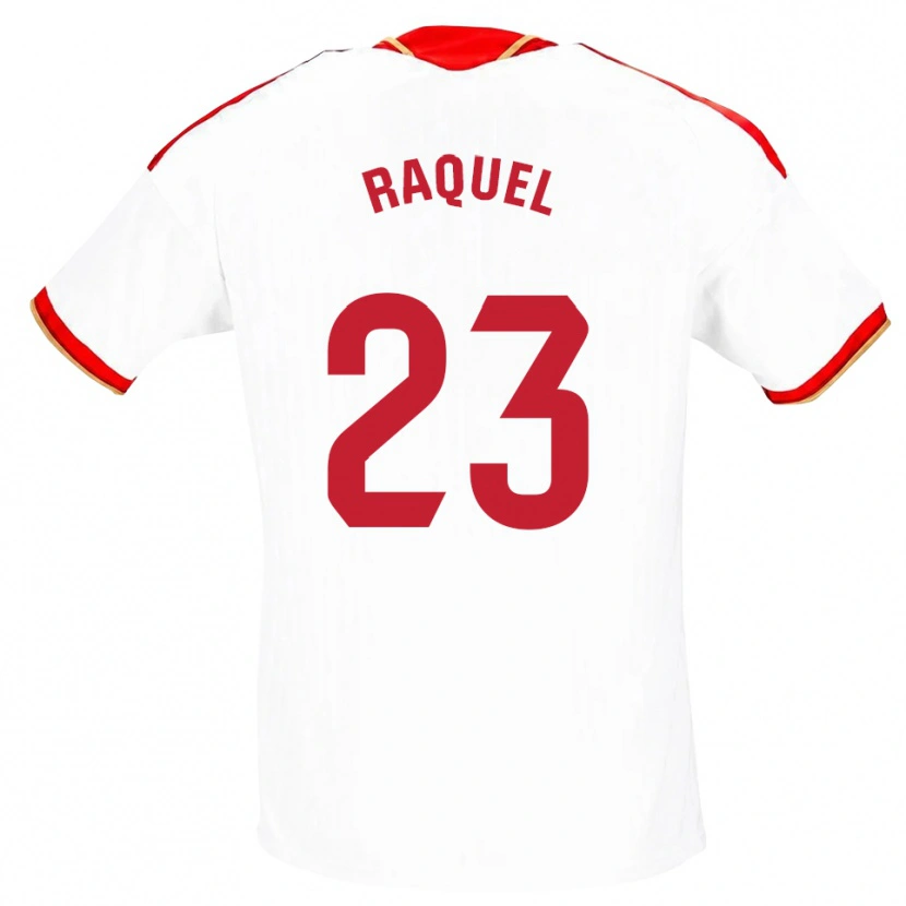 DanxenメンズRaquel Morcillo#23白 赤ホームシャツ2026/27ジャージーユニフォーム