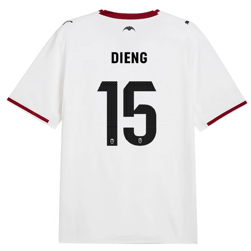 Danxenメンズアリウ・ディエング#15黒白赤黄ホームシャツ2026/27ジャージーユニフォーム