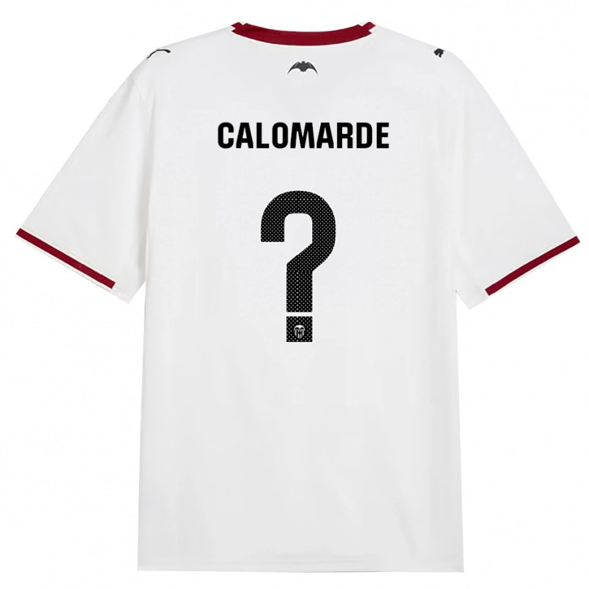 DanxenメンズJorge Calomarde#0黒白赤黄ホームシャツ2026/27ジャージーユニフォーム