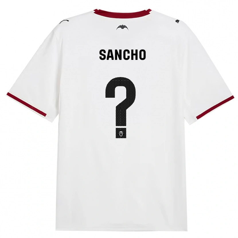 DanxenメンズDaniel Sancho#0黒白赤黄ホームシャツ2026/27ジャージーユニフォーム