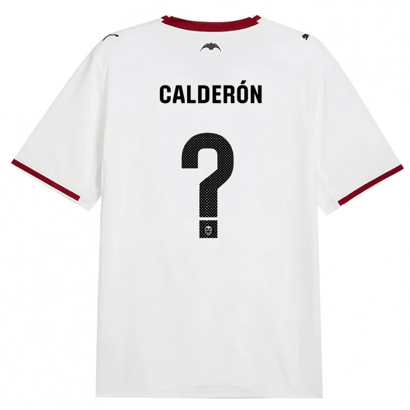DanxenメンズAlfonso Calderón#0黒白赤黄ホームシャツ2026/27ジャージーユニフォーム