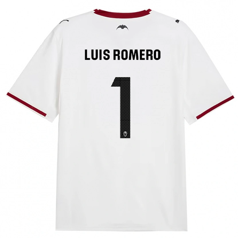 DanxenメンズLuis Romero#1黒白赤黄ホームシャツ2026/27ジャージーユニフォーム