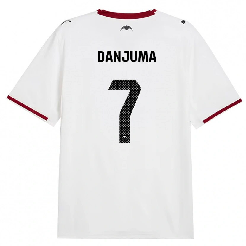 Danxenメンズアルノー・ダンジュマ#7黒白赤黄ホームシャツ2026/27ジャージーユニフォーム