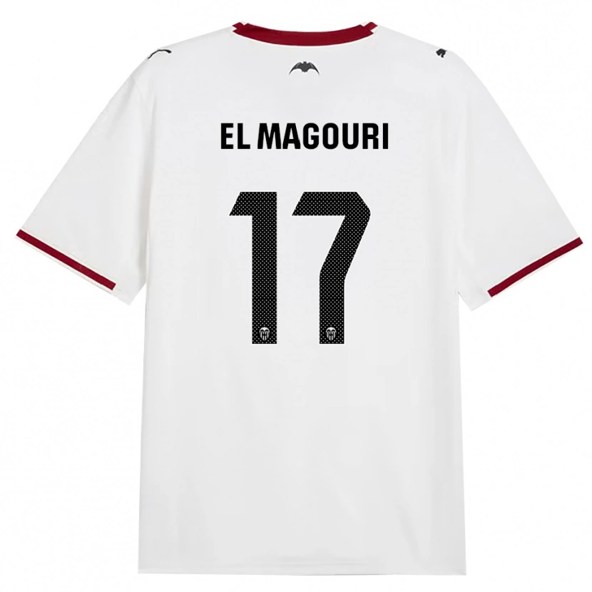 DanxenメンズAnas El Magouri#17黒白赤黄ホームシャツ2026/27ジャージーユニフォーム