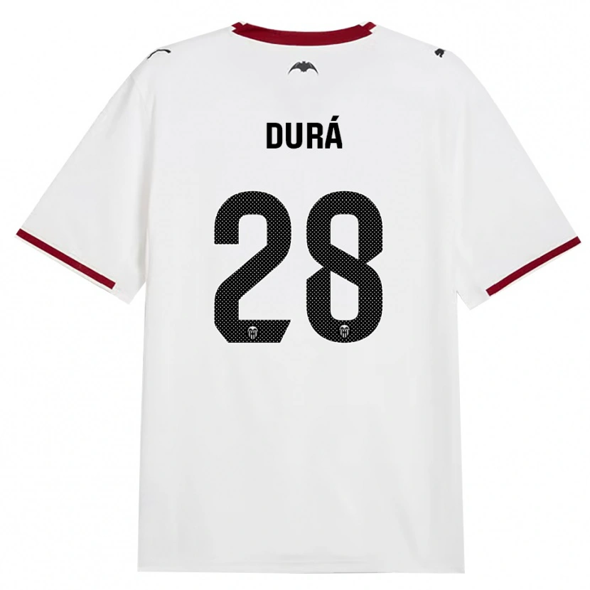 DanxenメンズJaume Durá#28黒白赤黄ホームシャツ2026/27ジャージーユニフォーム