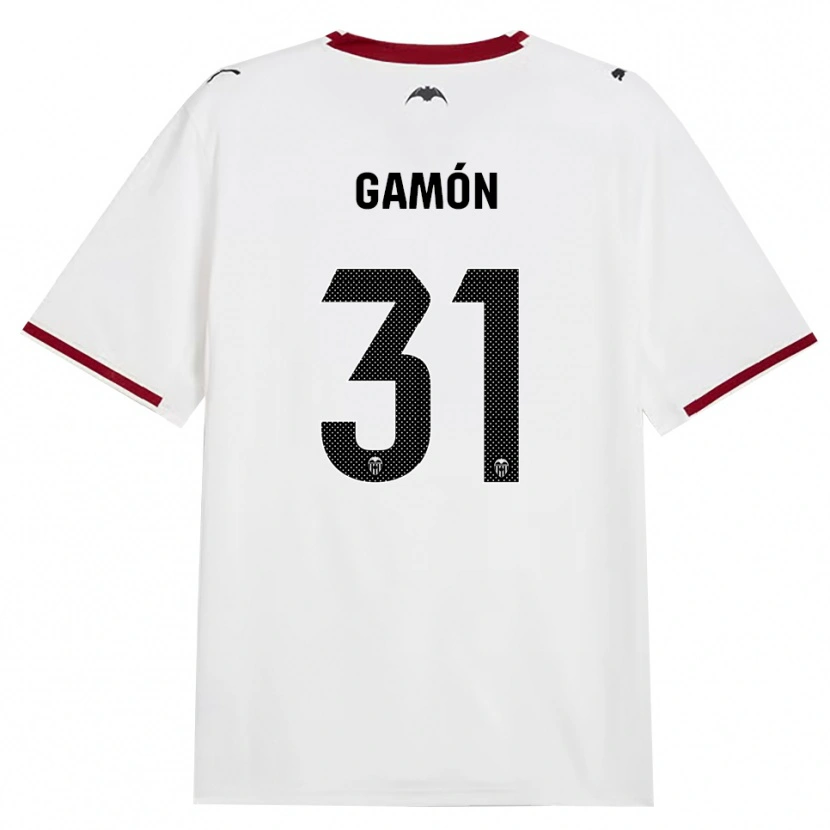 DanxenメンズRodrigo Gamón#31黒白赤黄ホームシャツ2026/27ジャージーユニフォーム