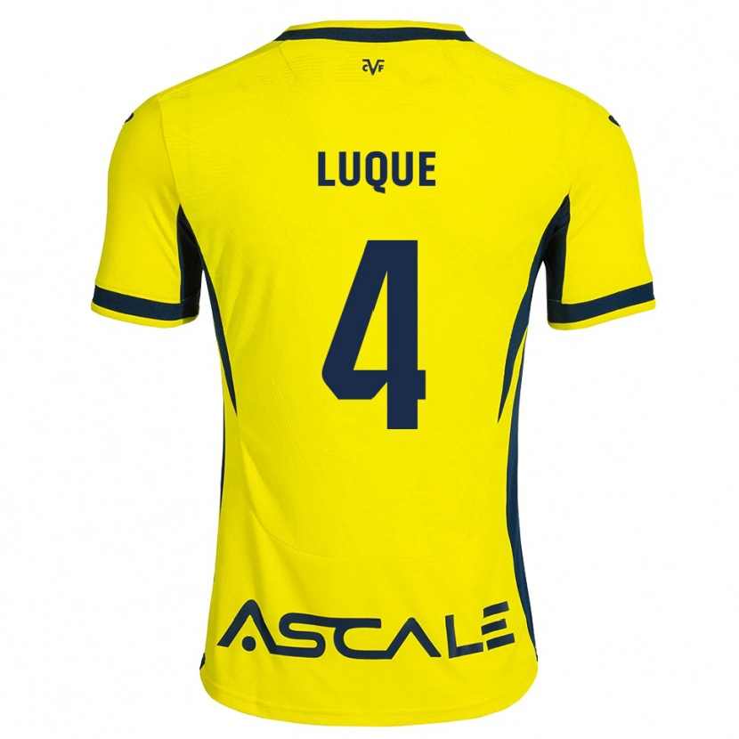 DanxenメンズPedro Luque#4黄 赤ホームシャツ2026/27ジャージーユニフォーム