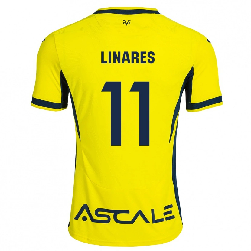 DanxenメンズMario Linares#11黄 赤ホームシャツ2026/27ジャージーユニフォーム