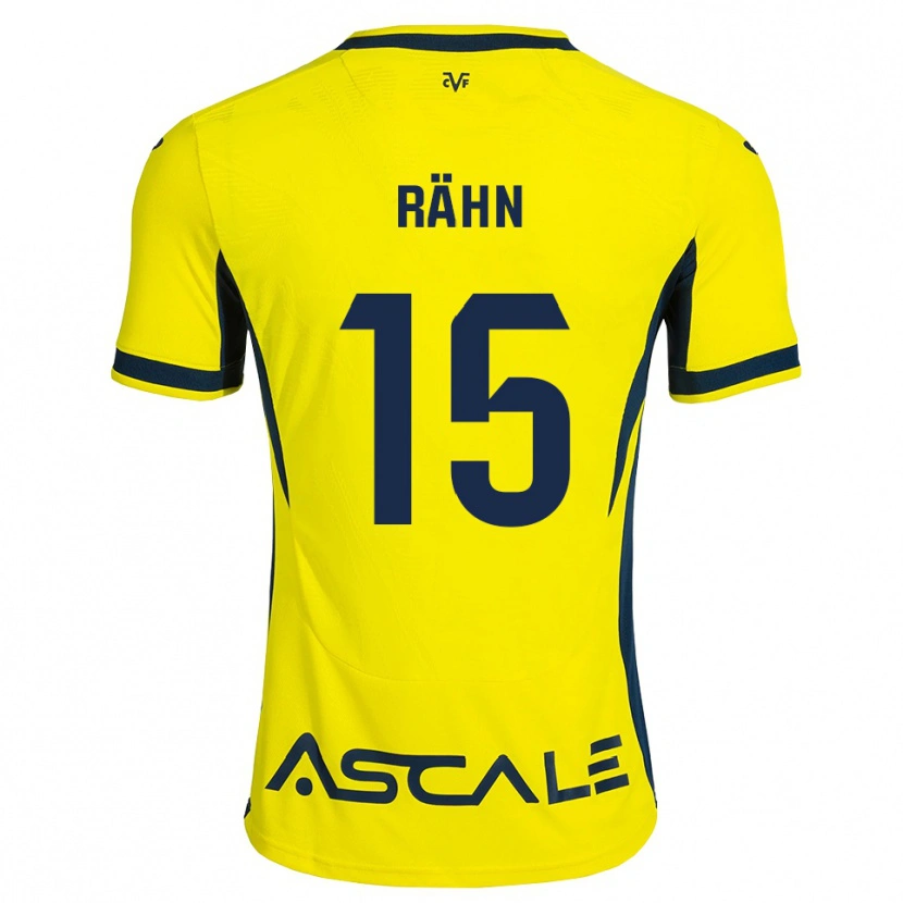 DanxenメンズRonan Rähn#15黄 赤ホームシャツ2026/27ジャージーユニフォーム