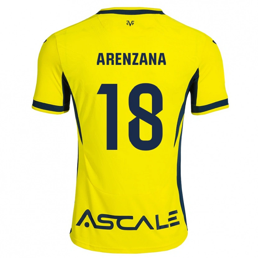 DanxenメンズPablo Arenzana#18黄 赤ホームシャツ2026/27ジャージーユニフォーム