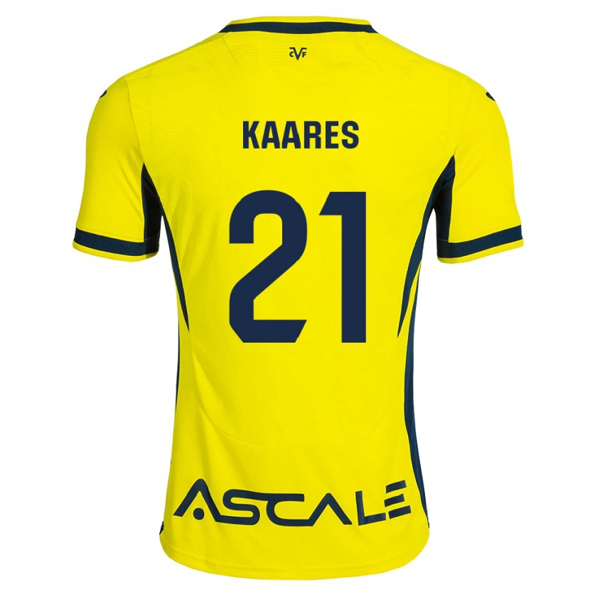 DanxenメンズAndero Kaares#21黄 赤ホームシャツ2026/27ジャージーユニフォーム