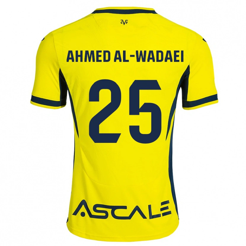 DanxenメンズSayed Ahmed Al-Wadaei#25黄 赤ホームシャツ2026/27ジャージーユニフォーム