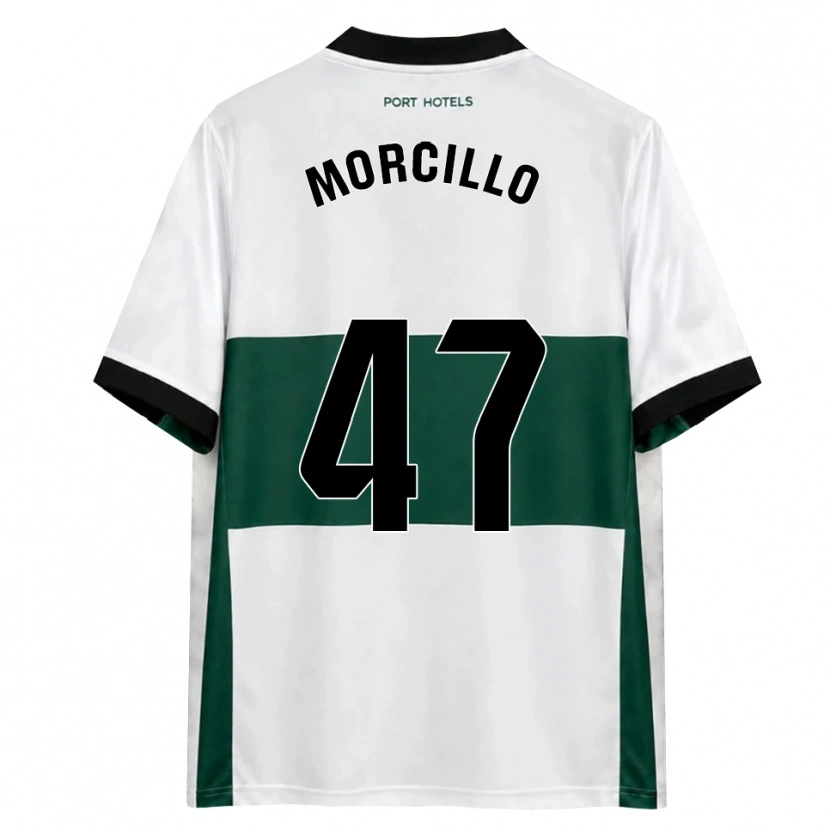 DanxenメンズJavi Morcillo#47緑 白 赤ホームシャツ2026/27ジャージーユニフォーム