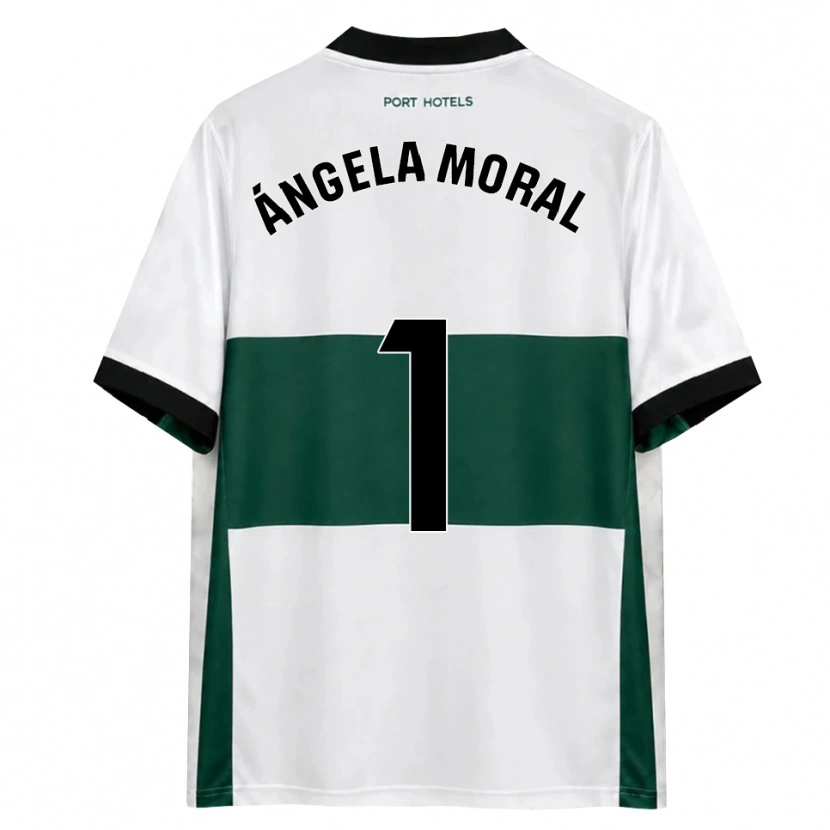 DanxenメンズÁngela Moral Ferrer#1緑 白 赤ホームシャツ2026/27ジャージーユニフォーム