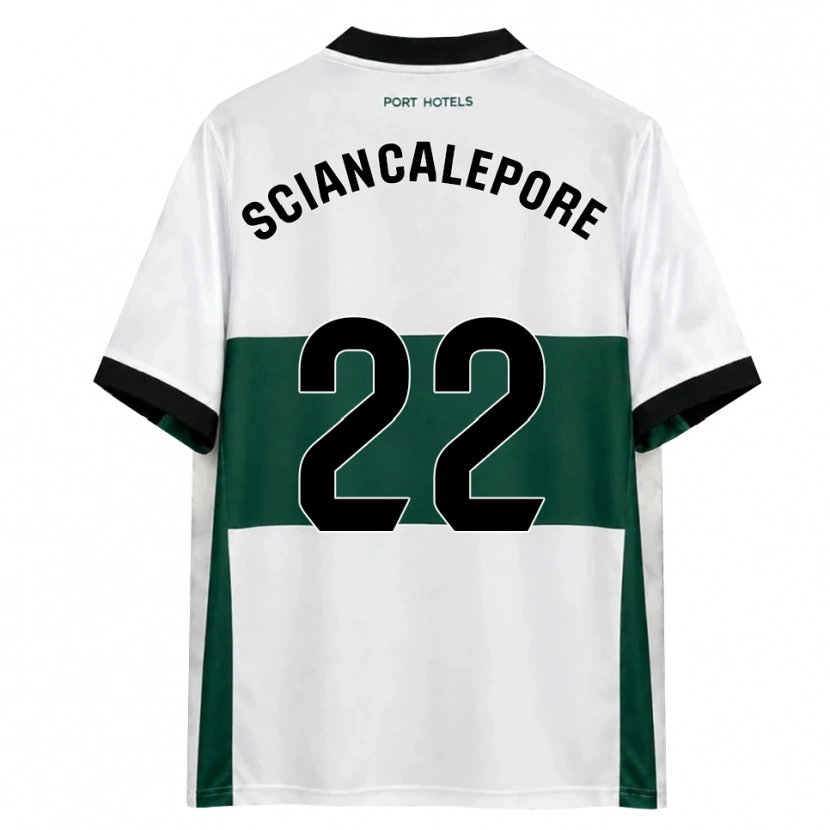 DanxenメンズMateo Sciancalepore#22緑 白 赤ホームシャツ2026/27ジャージーユニフォーム