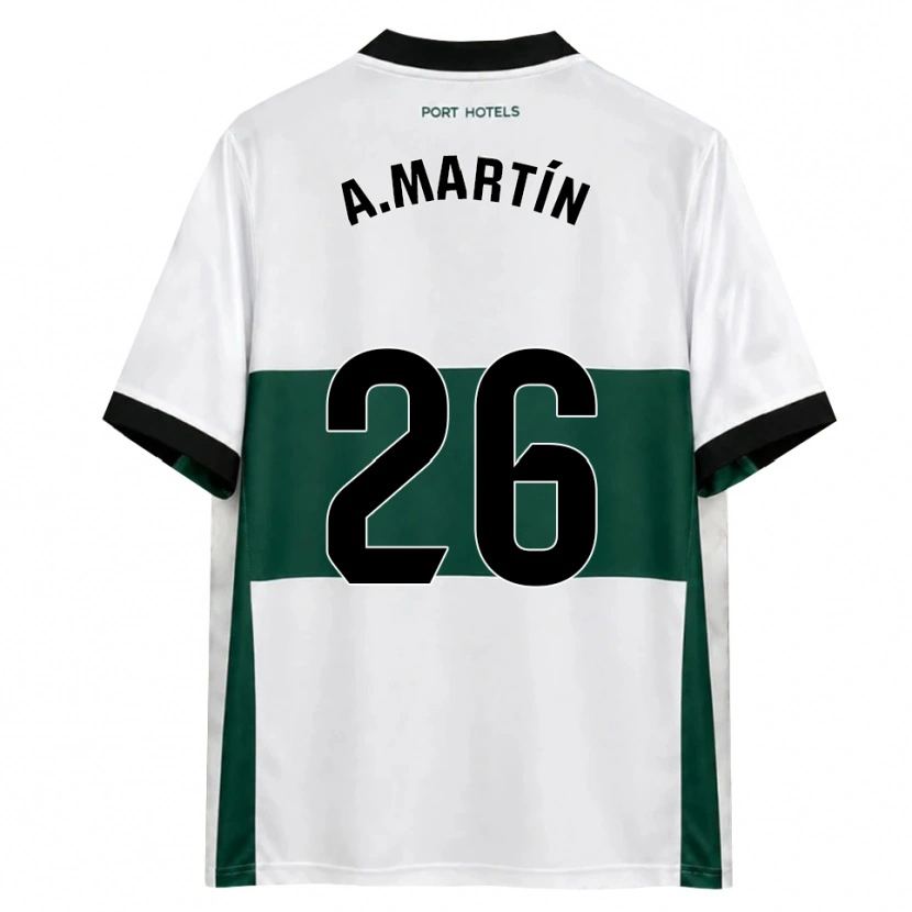 DanxenメンズAlejandro Martín#26緑 白 赤ホームシャツ2026/27ジャージーユニフォーム