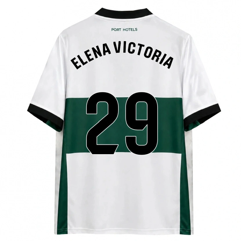 DanxenメンズElena Victoria Mas Berna#29緑 白 赤ホームシャツ2026/27ジャージーユニフォーム