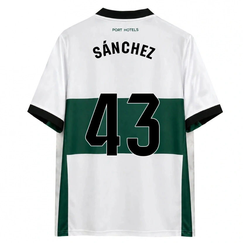 DanxenメンズDiego Sánchez#43緑 白 赤ホームシャツ2026/27ジャージーユニフォーム