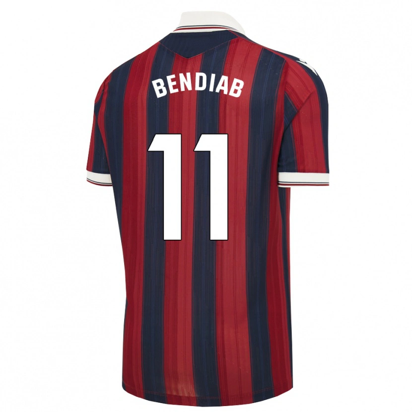 DanxenメンズZadig Bendiab#11ミッドナイトブルー 赤ホームシャツ2026/27ジャージーユニフォーム